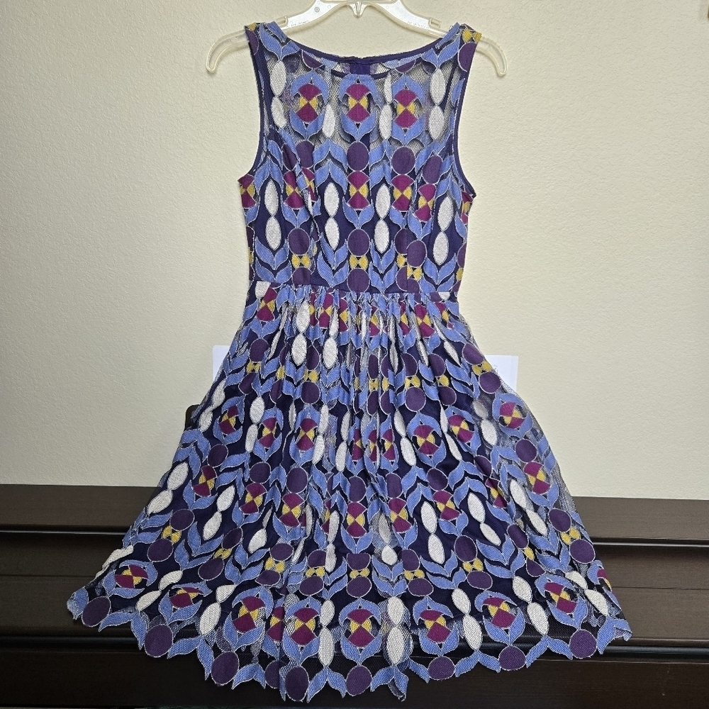 Maeve Anthropologie Lace Fit & Flare Dress 2 - Picture 3 of 9